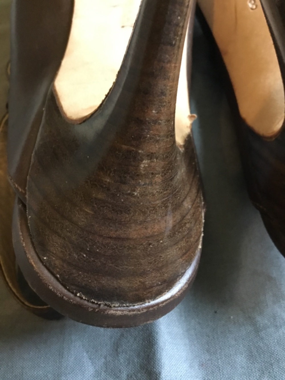 Manolo Blahnik brown leather slingback sandals - Picture 4 of 12